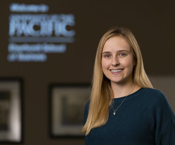 accounting major Hannah Ketcherside